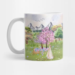 The flower lady Mug